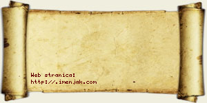 Anica Ćurić vizit kartica